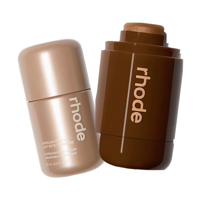 Highlight milk + bronzer