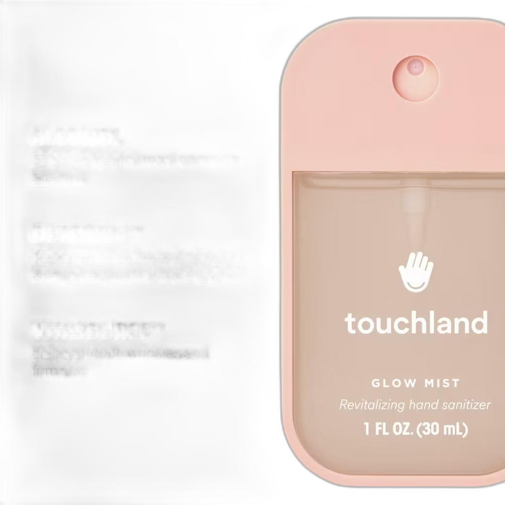 Touchland Glow Mist Rosewater Revitalizing Hand Sanitizer